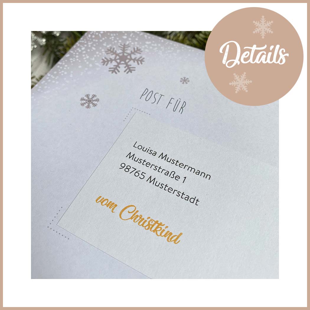 Detail Weihnachtspost